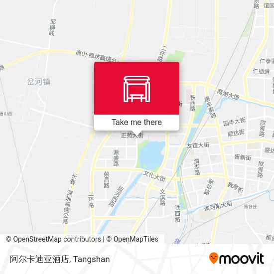 阿尔卡迪亚酒店 map