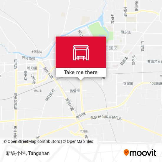 新铁小区 map