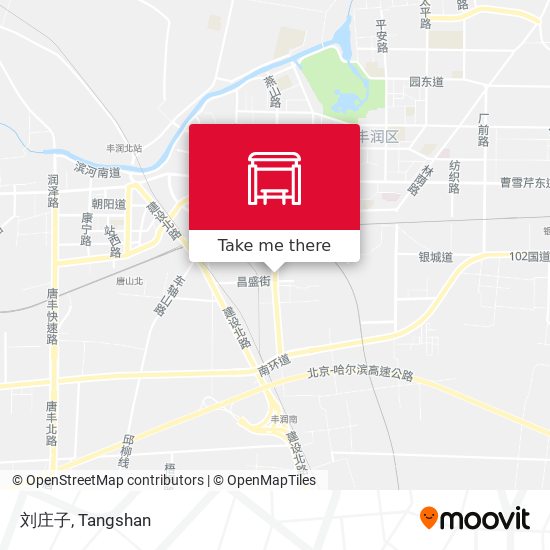 刘庄子 map