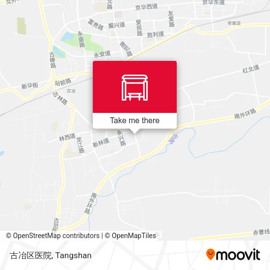 古冶区医院 map