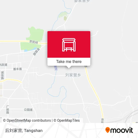 后刘家营 map