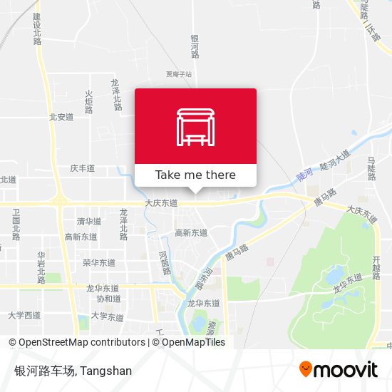 银河路车场 map