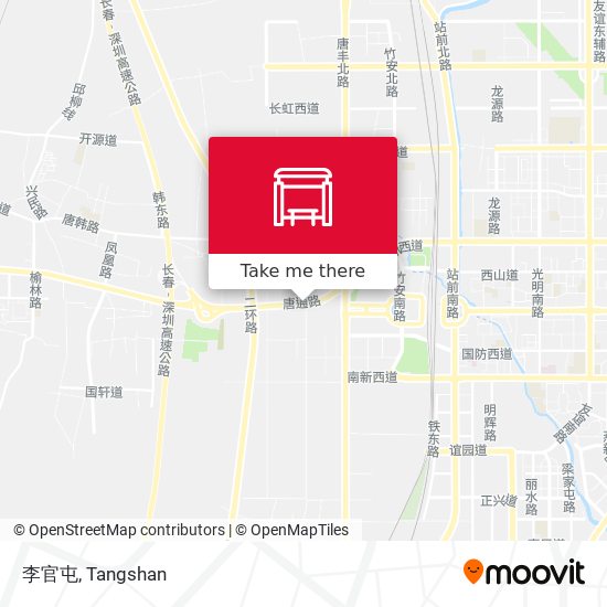 李官屯 map