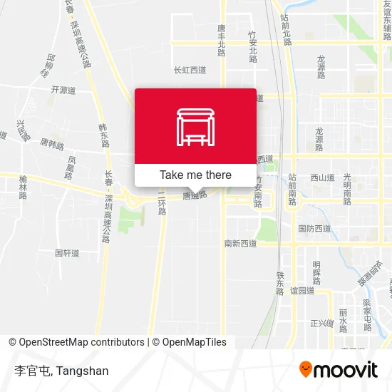 李官屯 map
