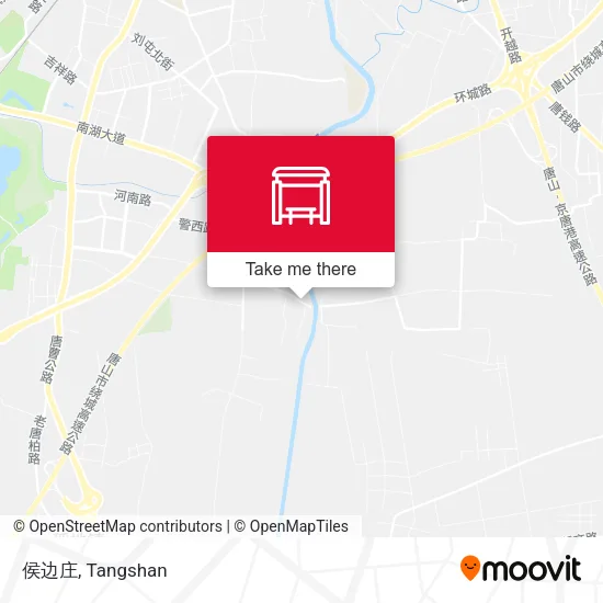 侯边庄 map
