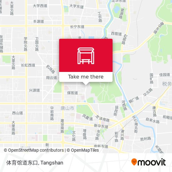 体育馆道东口 map