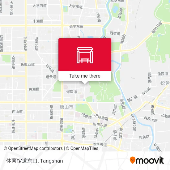 体育馆道东口 map
