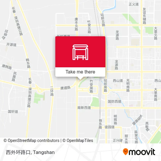 西外环路口 map