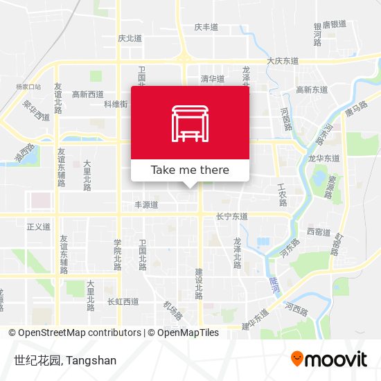世纪花园 map