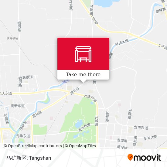 马矿新区 map