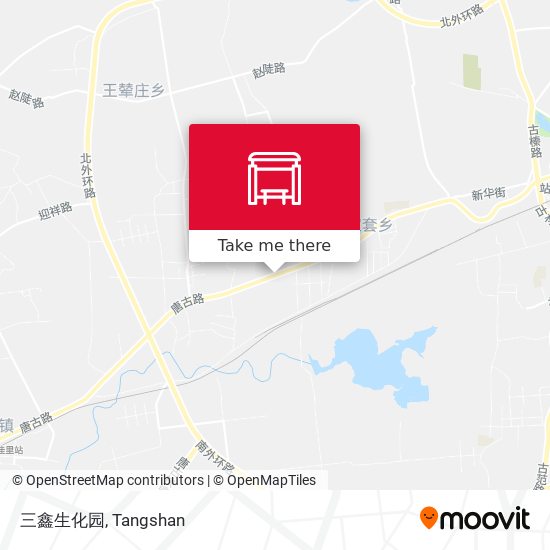 三鑫生化园 map
