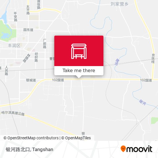 银河路北口 map