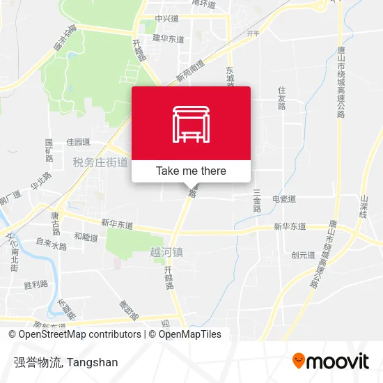 强誉物流 map