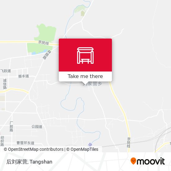 后刘家营 map