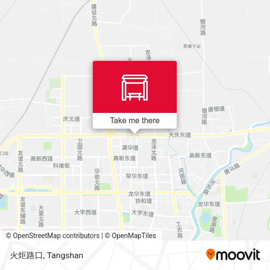 火炬路口 map
