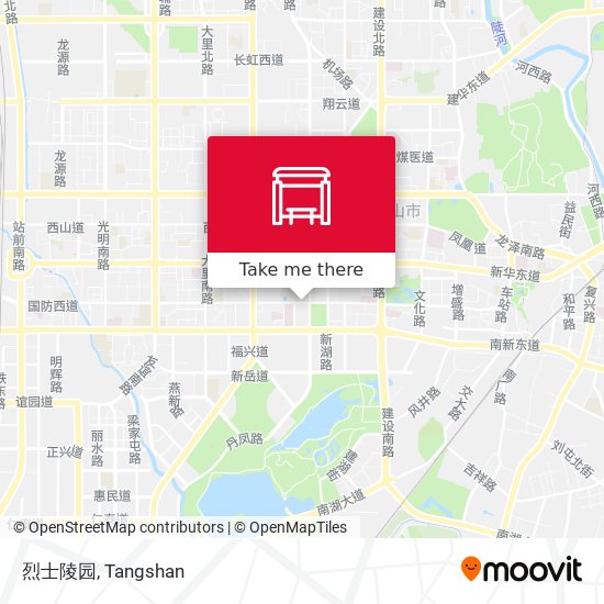 烈士陵园 map