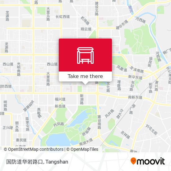 国防道华岩路口 map