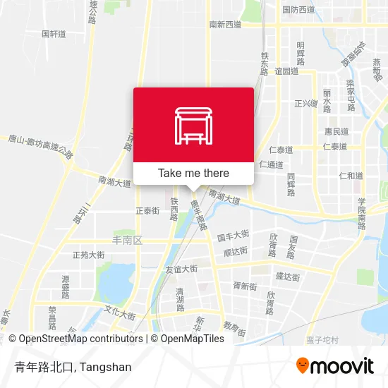 青年路北口 map