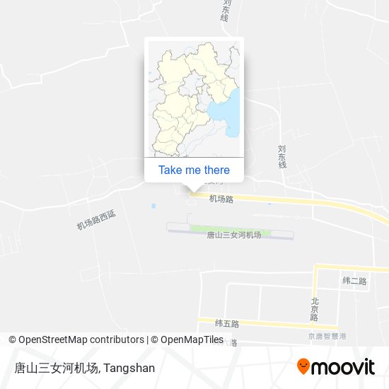 唐山三女河机场 map