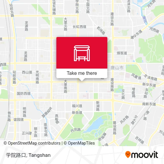 学院路口 map