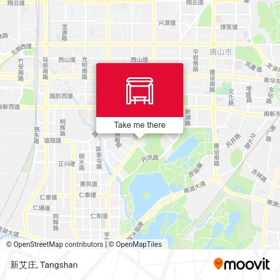 新艾庄 map