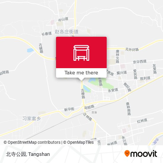 北寺公园 map