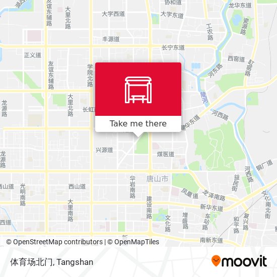 体育场北门 map