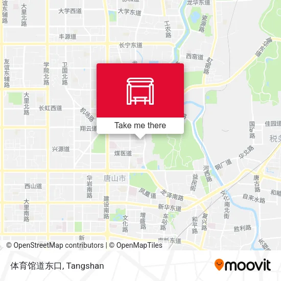 体育馆道东口 map