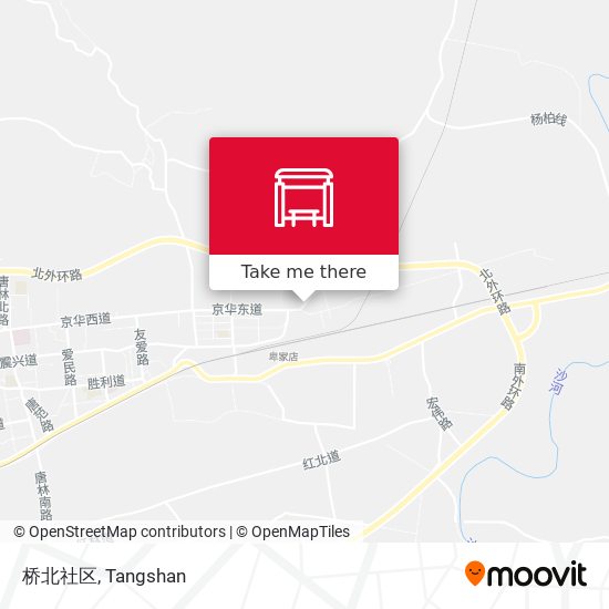 桥北社区 map