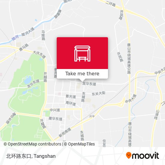 北环路东口 map