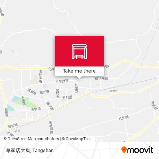 卑家店大集 map