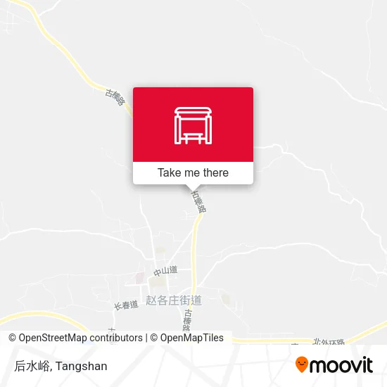 后水峪 map