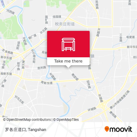 罗各庄道口 map