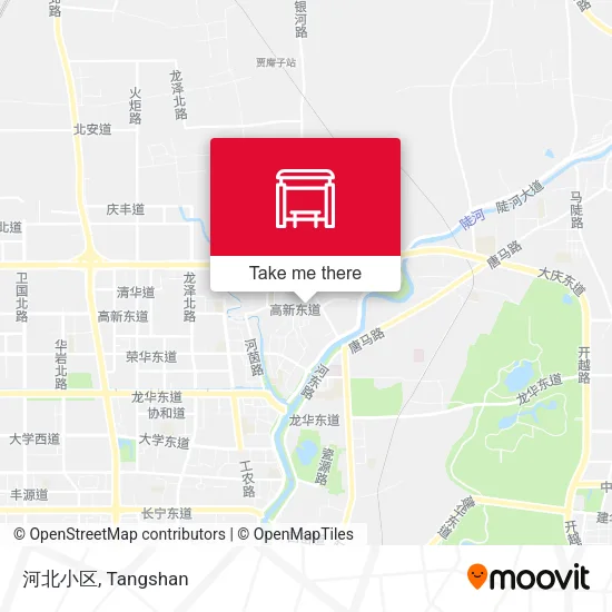 河北小区 map