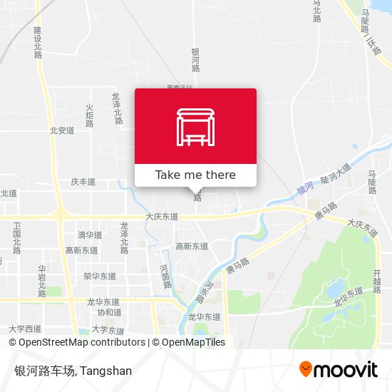 银河路车场 map