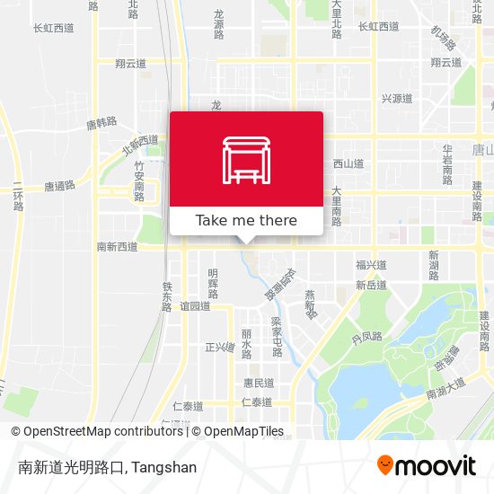 南新道光明路口 map