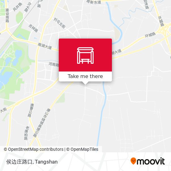 侯边庄路口 map