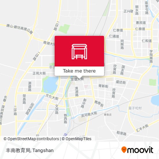 丰南教育局 map