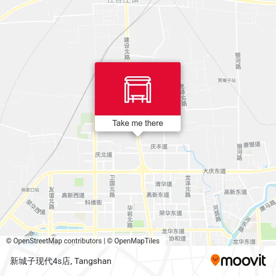 新城子现代4s店 map