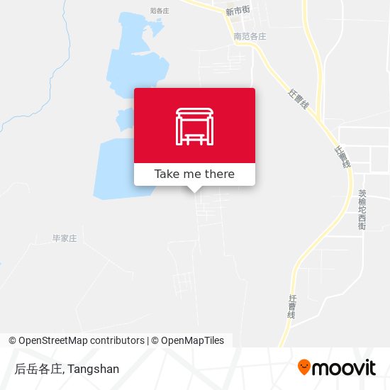 后岳各庄 map
