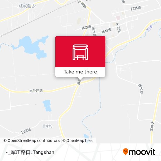 杜军庄路口 map