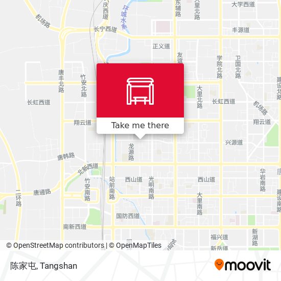 陈家屯 map