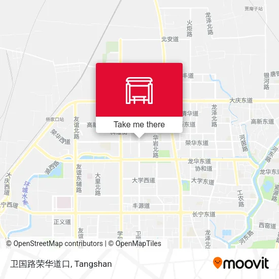 卫国路荣华道口 map