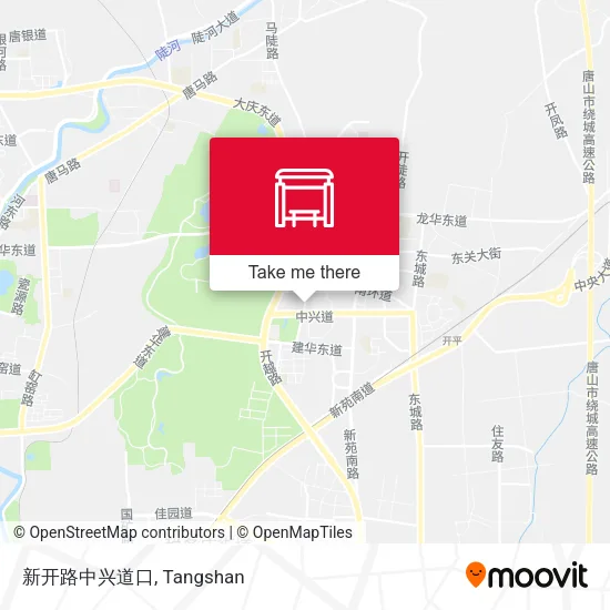 新开路中兴道口 map