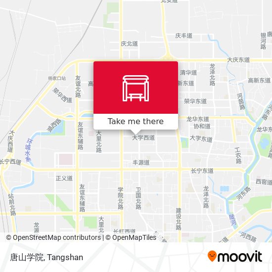 唐山学院 map