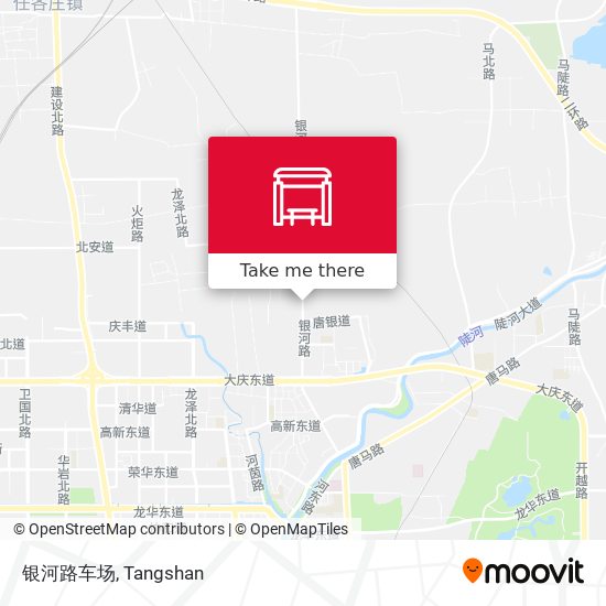 银河路车场 map