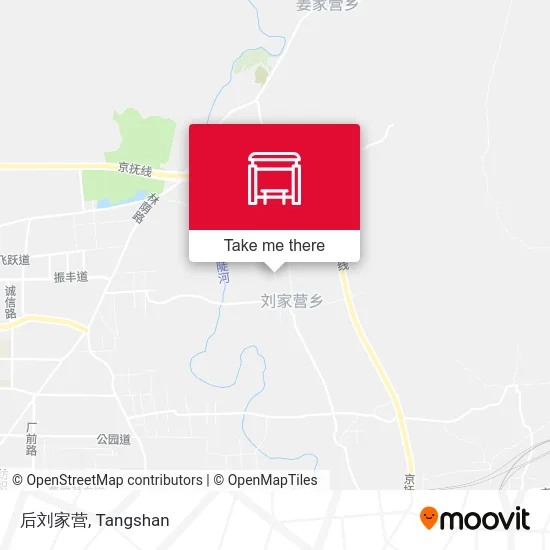 后刘家营 map