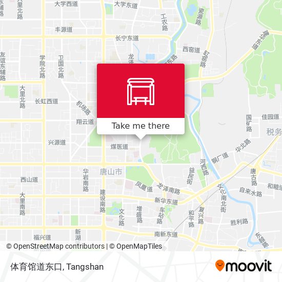 体育馆道东口 map