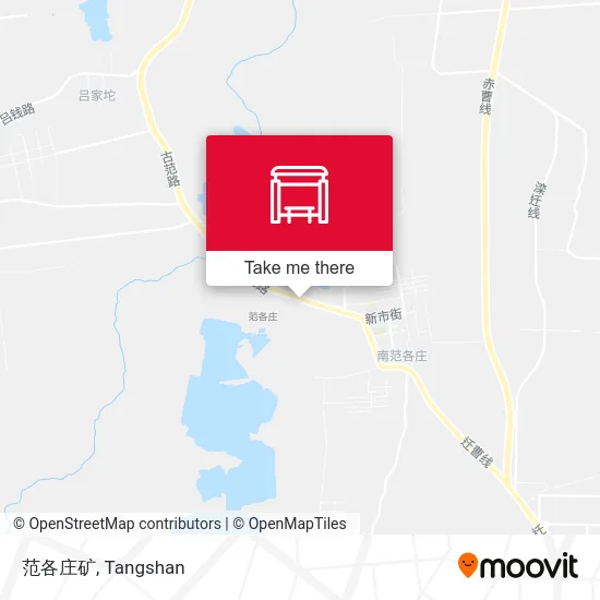 范各庄矿 map