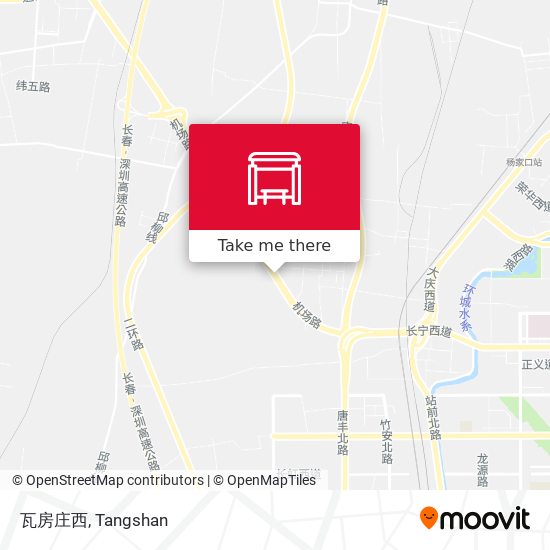 瓦房庄西 map